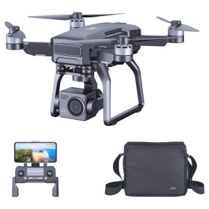 4K Drone RC 3 Axis Gimbal 5G GPS Quadcopter RC: Dréan 4K RC le gimbal 3 ais, GPS 5G agus quadcopter RC