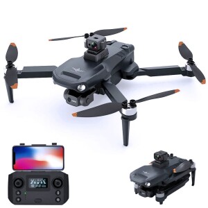 GPS RC Drone 3-Axis Anti-Shake Gimbal 4K HD Camera 5G Wifi FPV: Drone GPS RC 3-Críochna Anti-Shake Gimbal 4K HD Ceamara 5G Wifi FPV