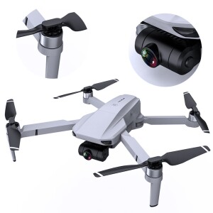 Drone RC GPS con gimbal de 2 ejes y 4K HD, FPV y WiFi 5G.